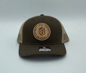 Steve Ecklund Signature Series Leather Patch Hat (Brown/Khaki)