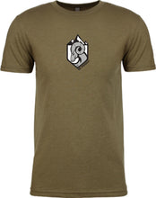 Load image into Gallery viewer, Military Green Insignia T-shirt + Be Deadly
